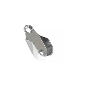 Suporte Lateral para Tubo Oblongo 30x15mm Cromado