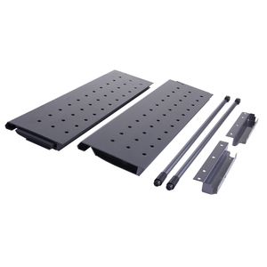 Kit Elevação Lateral Metálica H204 para Gaveta Metálica AvantBox Prata 500mm FGVTN