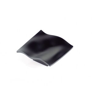 Puxador Ponto Duplo para Porta de Passagem Acqua di Zen Preto Zen Design