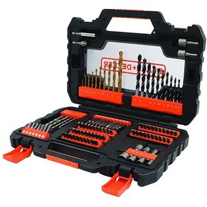 Jogo 104 Peças para Furar e Parafusar A7230-XJ Black & Decker