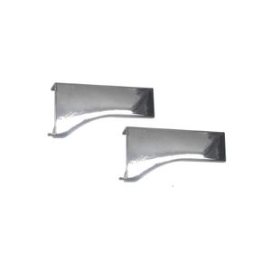 Ponteira PE183S7015 Curva para 15mm Perfil Facetato RM-183 Cromo Brilho Rometal