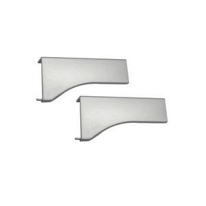 Ponteira PE183S7018 Curva para 18mm Perfil Facetato RM-183 Cromo Acetinado Rometal