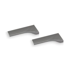 Ponteira PE183S7015 Curva para 15mm Perfil Facetato RM-183 Titânio Rometal