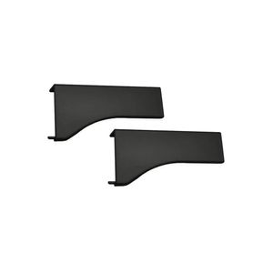 Ponteira PE183S7018 Curva para 18mm Perfil Facetato RM-183 Preto Rometal
