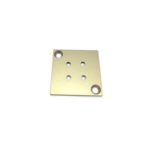 Suporte Fixação Teto/Parede Perfil Modular Link Champagne Claro 04 unidades Rometal