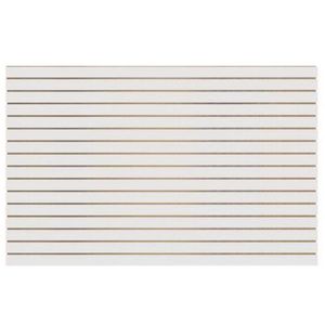 MDF Canaletado Branco Texturizado 04 Pol. 2.750 x 1.850 x 18 mm