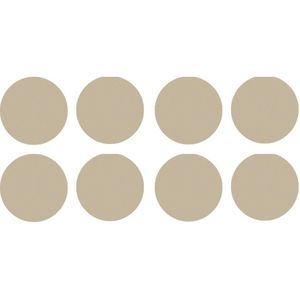 Tapa Furo Adesivo PVC 12mm Quadratta Ouro Pálido Duratex Cartela 40 Unidades