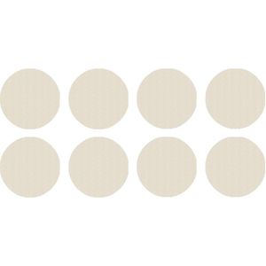 Tapa Furo Adesivo PVC 12mm Quadratta Renda Duratex Cartela 40 Unidades