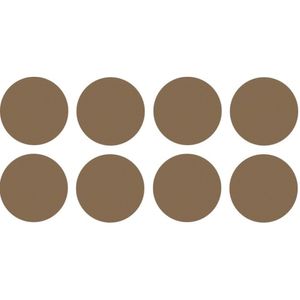 Tapa Furo Adesivo PVC 12mm Quadratta Sépia Duratex Cartela 40 Unidades