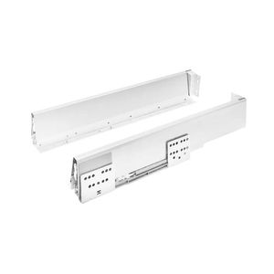 Gaveta Metálica Baixa (35 Kg) 84x550mm Alto Drawer com Slowmotion Branca Hafele
