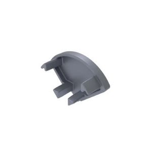 Ponteira de Acabamento PE330 Cromo Acetinado para Perfil LED RM-330 45º graus Rometal