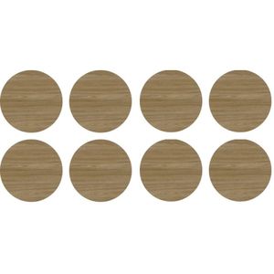 Tapa Furo Adesivo PVC 12mm Trend Áureo Arauco Cartela 40 unidades