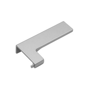 Ponteira PE183R7015 Reta para 15mm Perfil Facetato RM-183 Cromo Escovado Rometal