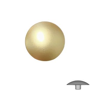 Puxador Ponto Orion 33x20mm Dourado Zen Design