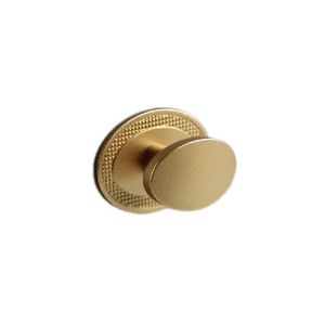 Puxador Ponto Beetle com Base Granada Dourado Zen Design