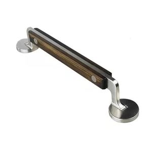 Puxador Manico Di Coltello Wood Zen 160mm Cromado