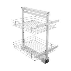 Coluna Deslizante 2092 02 Cestos 350x590/890x470mm Cromado Masutti Copat