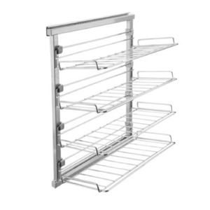 Sapateira Deslizante 2191 300x625x470mm Cromada Masutti Copat