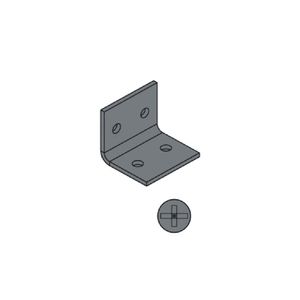 Kit Fixação 10954 para Perfil Alumínio Cava RM-194 e RM-195 Rometal