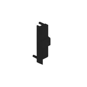 Ponteira PE245 para Perfil Puxador RM-245 (18mm) Preto Rometal