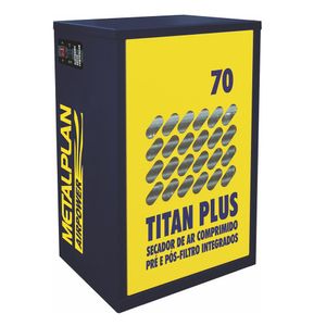 Secador de Ar Comprimido por Refrigeração 70 PCM Titan Plus 70 Metalplan