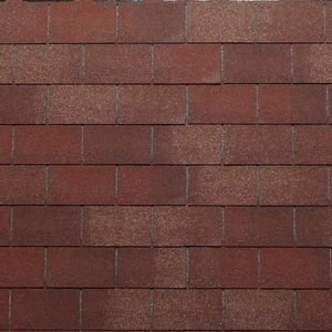 Telha Shingle Retangular Top Shingle Tone Red Pacote 3,50m² TC Shingle