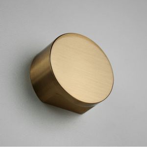 Puxador Rádio Grande 30mm Gold Escovado Zen Design