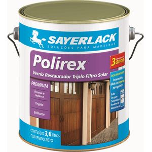 Verniz Restaurador Polirex SB-2315 Imbuia Brilhante Exterior/Interior 3,6 litros Sayerlack