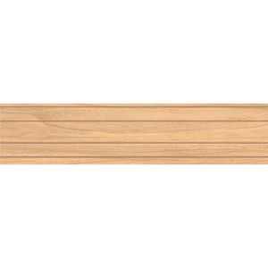 Fita de Borda PVC Madeira Tauari Ripado Guararapes 35x0,45mm Rolo 20m