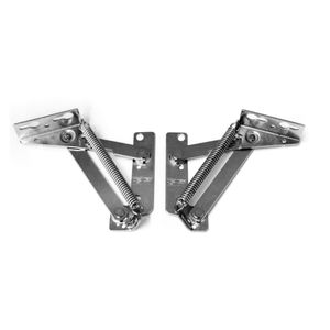 Articulador para Porta Basculante Flap 902 Abertura 75° Niquelado FGVTN