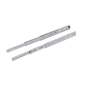 Corrediça Telescópica H42S 500mm (22,5Kg) Zincada Hafele