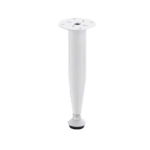 Pé Nivelador Cônico para Móveis 100mm (40kg) S-005/100 Branco Renna