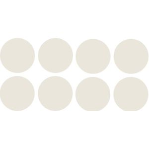 Tapa Furo Adesivo PVC 12mm Sense Off White Suave Duratex Cartela 40 Unidades