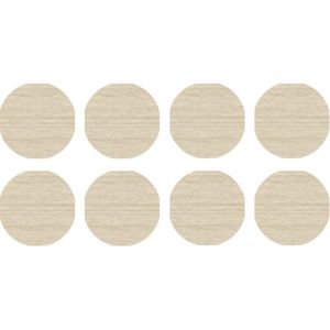 Tapa Furo Adesivo PVC 12mm Thera Rovere Braga Duratex Cartela 40 Unidades