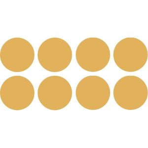 Tapa Furo Adesivo PVC 12mm Velluto Ocre Solar Duratex Cartela 40 Unidades
