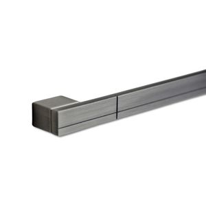 Puxador Santa Fé Cruzado 320mm Níquel Velho Zen Design