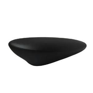 Puxador Ponto Seixo Grande Preto Zen Design