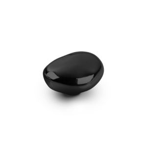 Puxador Ponto Seixo Pequeno Preto Zen Design