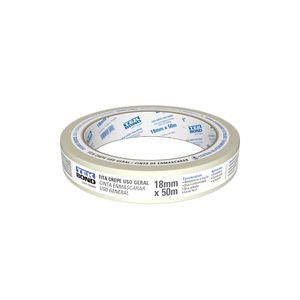 Fita Crepe Uso Geral 18mm x 50m Tekbond