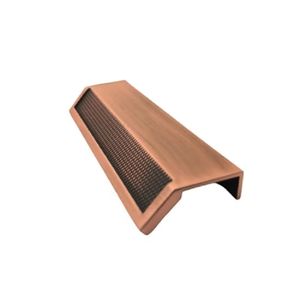 Puxador Citizen 45º Grande 96mm Vecchio Cobre Zen Design