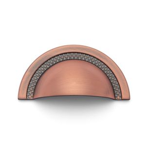 Puxador Shell 48mm Vecchio Cobre Zen Design