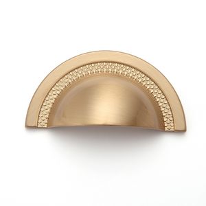 Puxador Shell 48mm Gold Escovado Zen Design