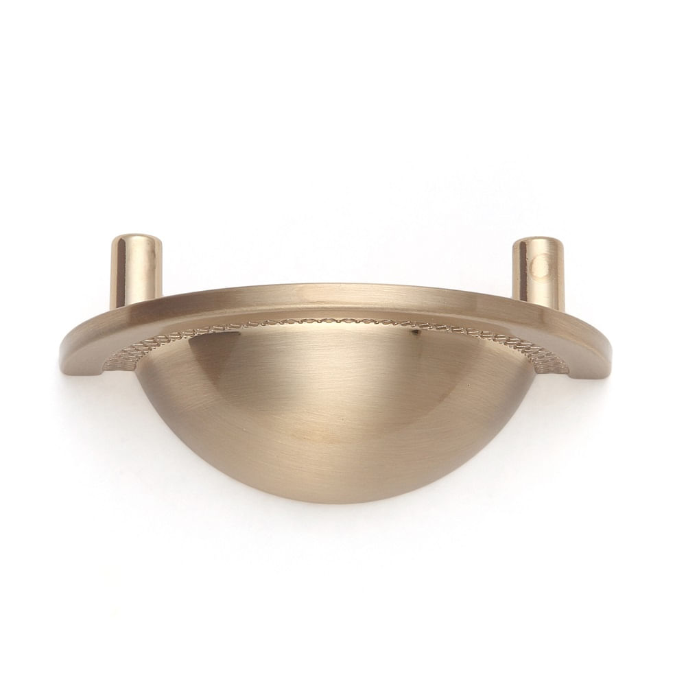 Puxador Shell 64mm Gold Escovado Zen Design