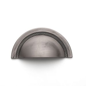 Puxador Shell 64mm Níquel Velho Zen Design