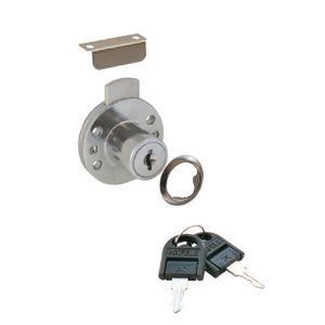 Fechadura para Gaveta 22x19mm Cromada Hafele