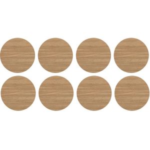Tapa Furo Adesivo PVC 12mm Madeiras do Brasil Tauari Guararapes Cartela 40 unidades