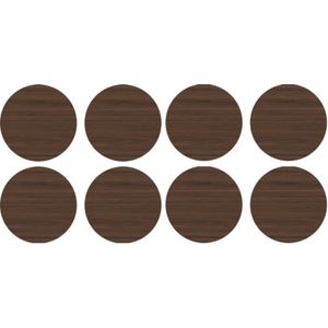 Tapa Furo Adesivo PVC 12mm Madeiras do Brasil Imbuia Guararapes Cartela 40 Unidades