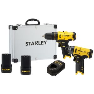 Combo Furadeira Parafusadeira de Impacto 12V SCHI10D2FK-BR Stanley