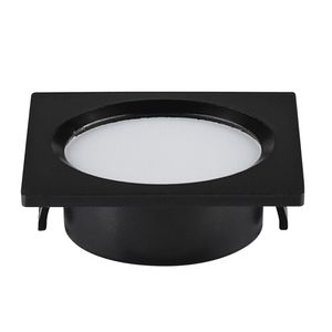 Spot LED Quadrado de Embutir Woody Slim 2W 3.000K (Branco Quente) Bivolt Preto Gaya