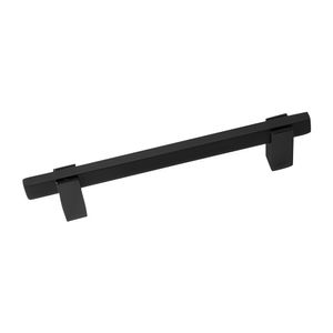 Puxador Alça 215 Preto Fosco 160mm Pauma